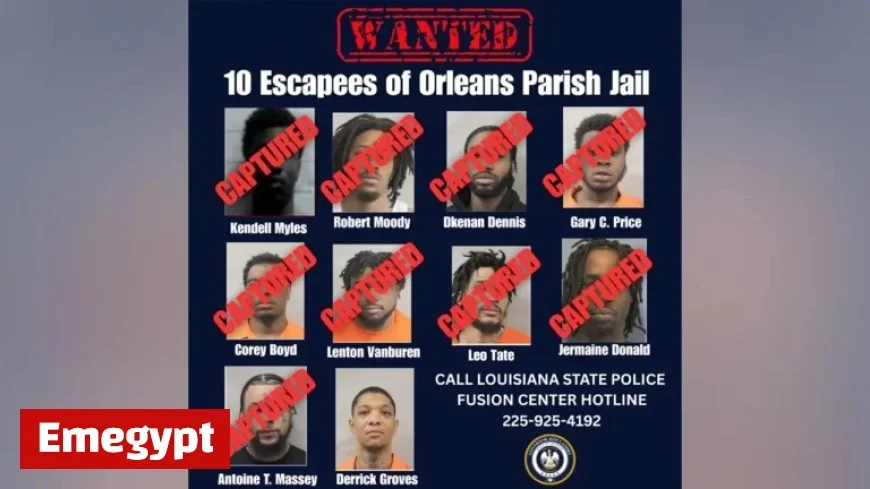Derrick Groves captured ending a five-month manhunt for final New Orleans jail escapee