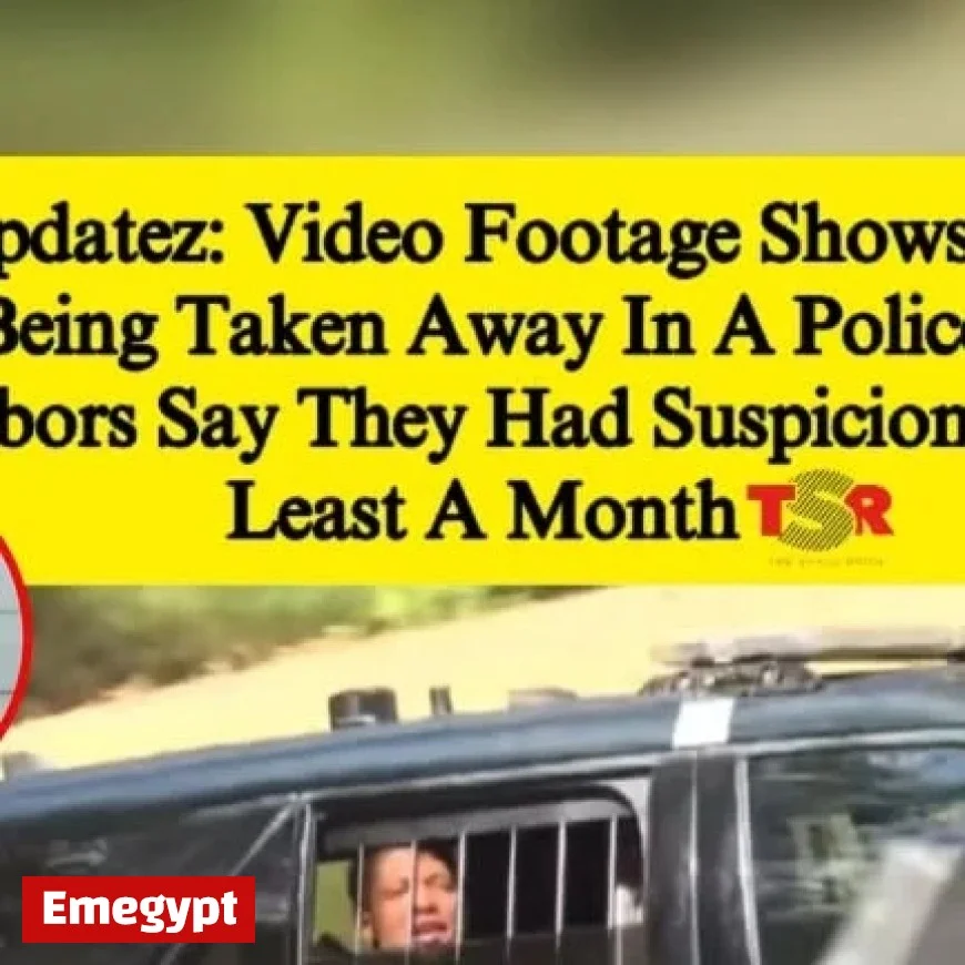 Shocking Moment Derrick Groves Seen in Police Cruiser as Suspicious Behavior Raises Eyebrows in Neighborhood