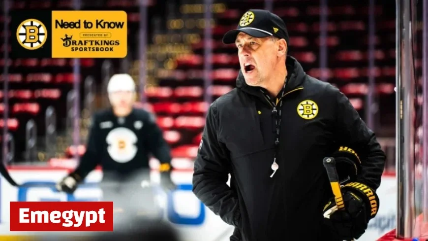 Essential Details: Bruins Face Off Against Capitals
