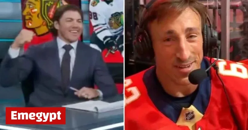 Brad Marchand Leaves T.J. Oshie Blushing in Live TV Moment