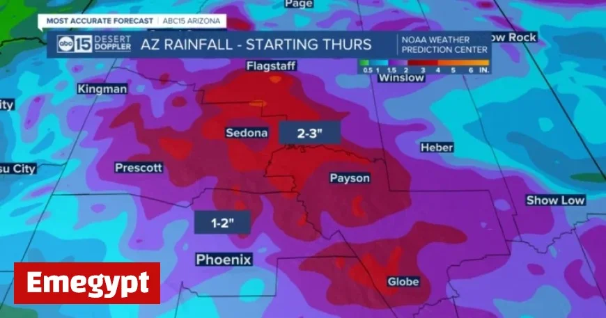Prepare for October Rain and Flooding as Priscilla’s Remnants Impact Arizona