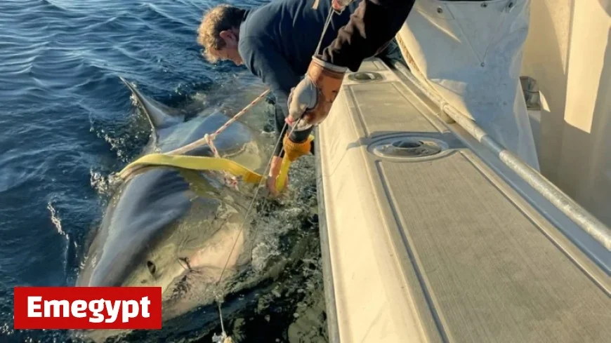 Scientists Capture Record-Breaking 14ft Great White Shark Contender at 30 Years Old