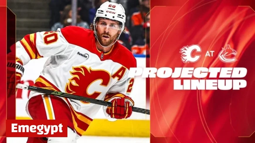 Flames vs Canucks Projected Lineup Revealed for Anticipated Matchup