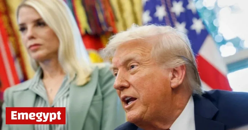 Source reveals Trump inadvertently shared message urging Pam Bondi to prosecute his opponents