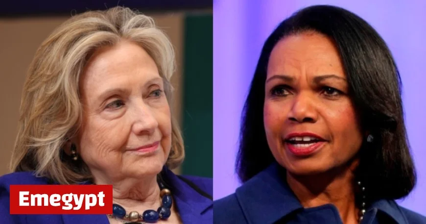 Hillary Clinton and Condoleezza Rice Praise Trump for Israel-Hamas Peace Deal and Explore Future Plans