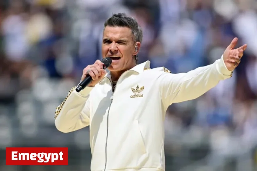 Robbie Williams Unveils UK Tour Dates Aligning with Upcoming Album Release