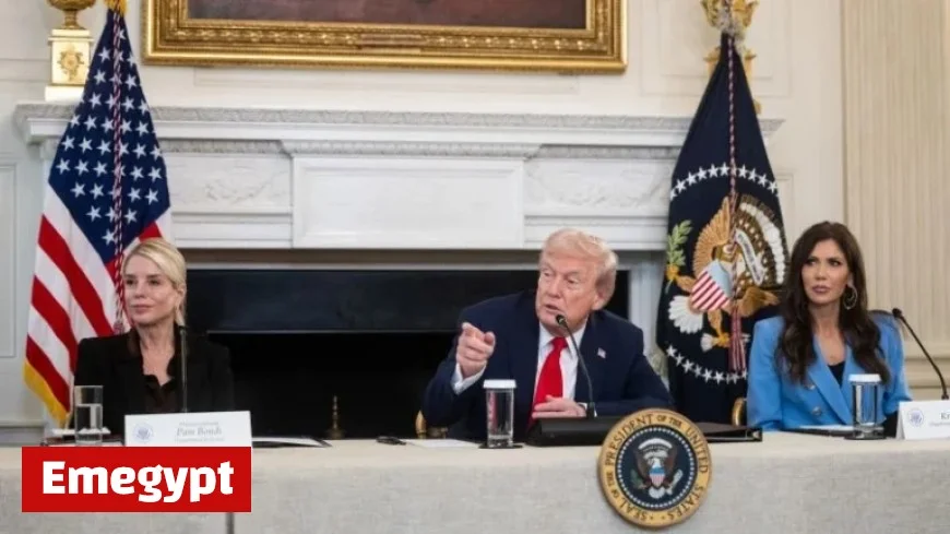 Trump Targets Antifa and the Media During White House Roundtable Discussion