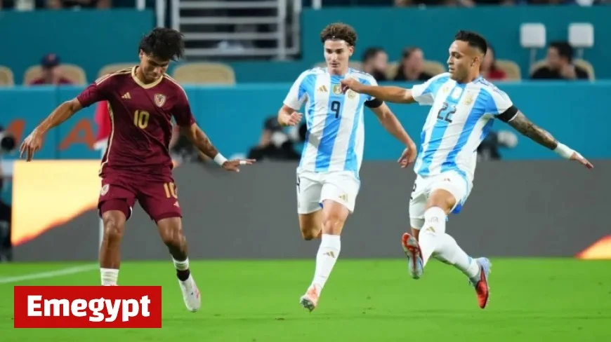 Dynamic Duo Lautaro Martínez and Julián Álvarez Shine in Argentinas Victory Over Venezuela