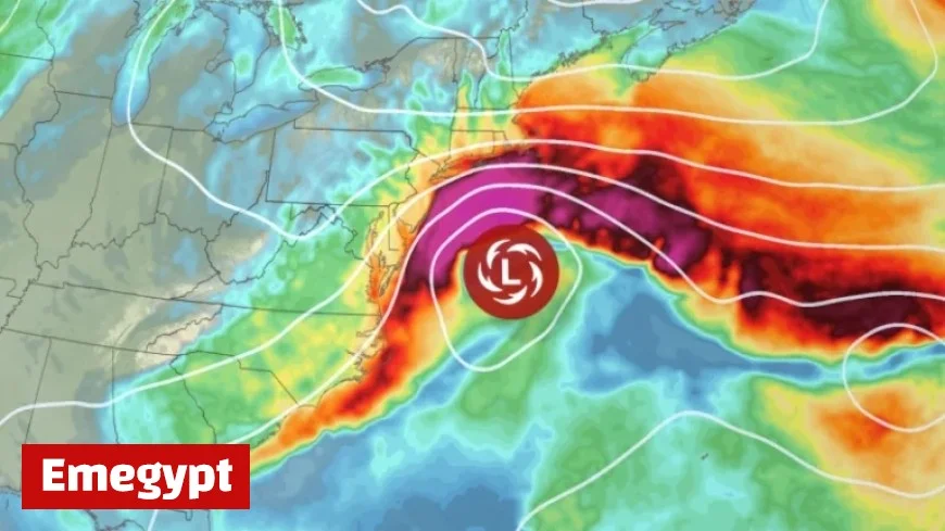 Powerful Nor’easter to Hit East Coast with Strong Winds Coastal Flooding and Heavy Rain This Weekend