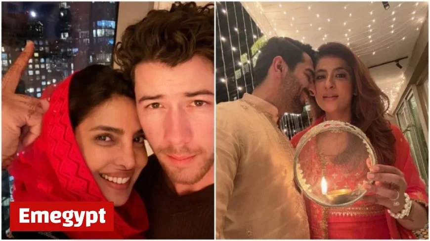 From Priyanka and Nick to Ayushmann and Tahira Discover How Bollywood Stars Celebrated Karwa Chauth
