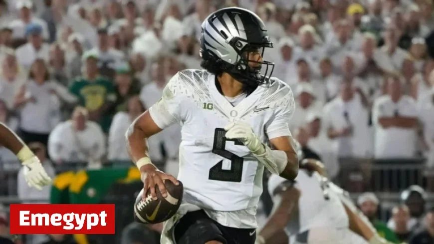 Oregon’s Dante Moore and Indiana’s Fernando Mendoza Unexpectedly Rise as NFL Stars