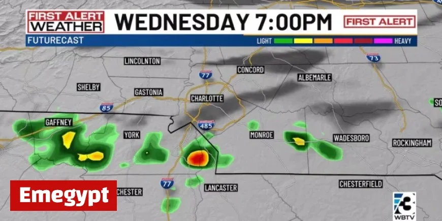 Spotty Showers Expected Before Cooler Weekend in Charlotte Forecast
