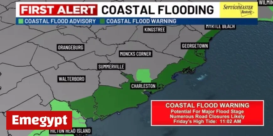 First Alert: Downtown Roads Temporarily Shut Due to Tidal Flooding This Friday