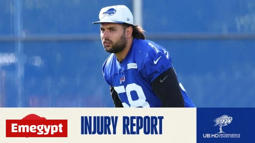 Week 6 Injury Report for Buffalo Bills vs Atlanta Falcons