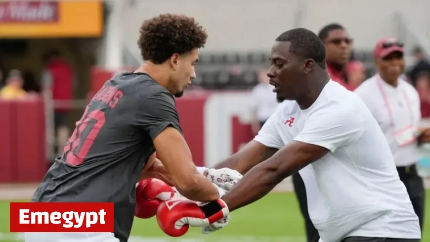 Alabama Football WR Derek Meadows Exits Game After Targeting Collision With Missouri