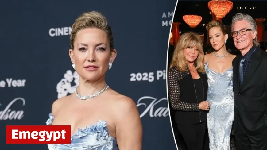 Kate Hudson Joins Goldie Hawn and Kurt Russell for a Star-Studded Beverly Hills Reunion Event