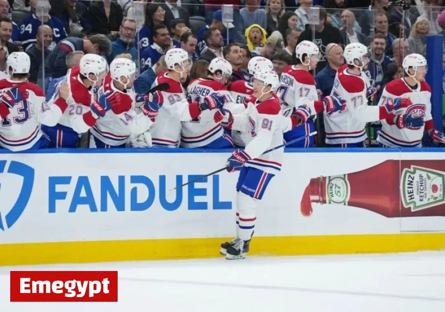 Canadiens Rising Star Oliver Kapanen Nets First NHL Goal in Thrilling Match Against Maple Leafs