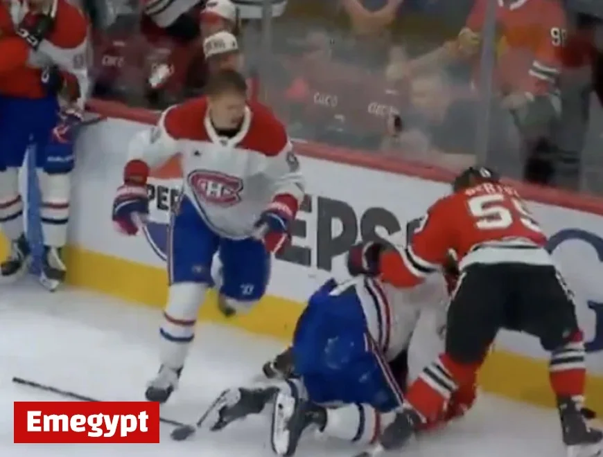 Ivan Demidov and Kaiden Guhle Clash in Intense On-Ice Showdown