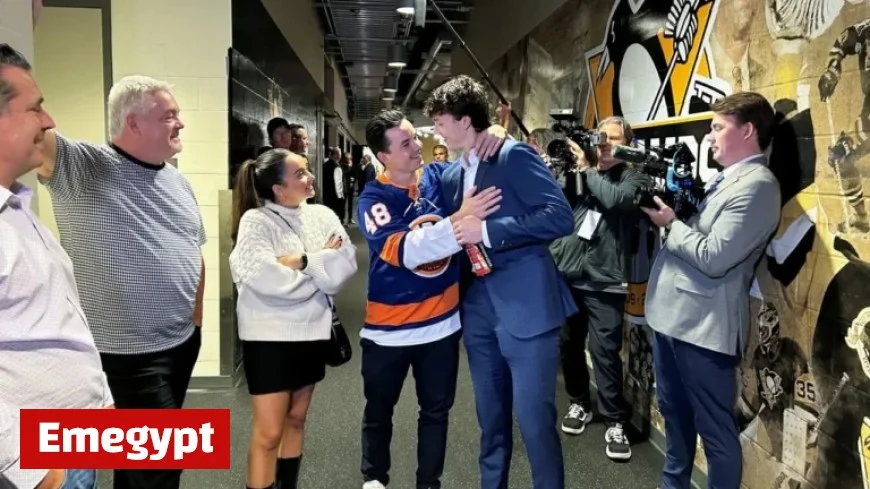 Schaefer Thrills Family and Friends with Impressive NHL Debut for the Islanders