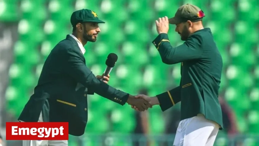 Masood Leads Pakistan Batting Effort as South Africa Fields Trio of Spinners