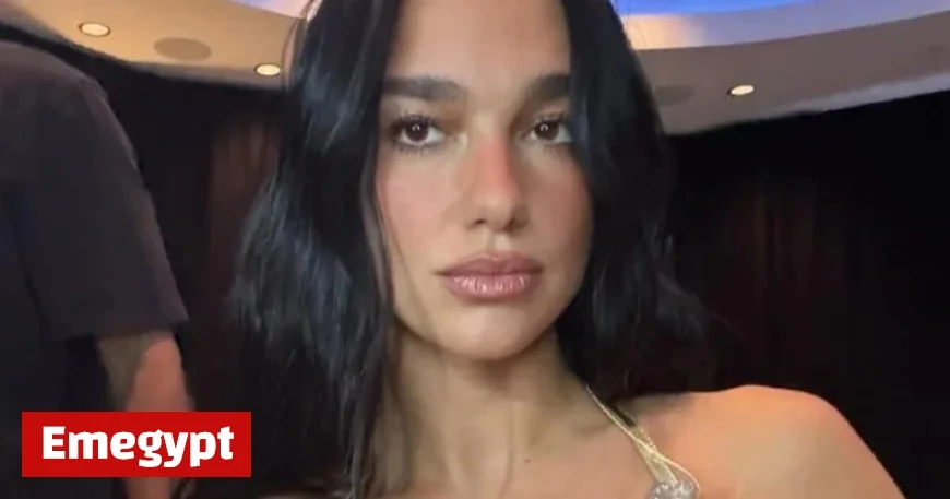 Dua Lipa Shines in Dazzling Disco-Inspired Sequined Bodysuit