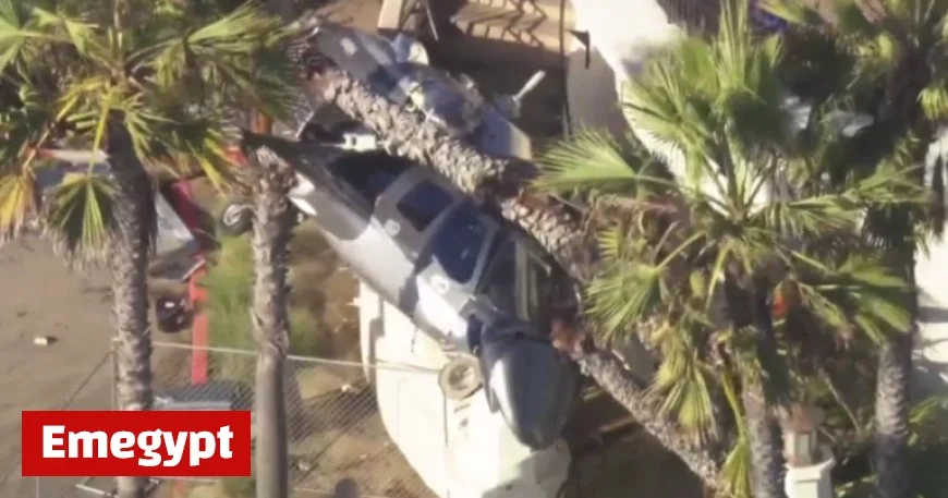 Five injured as helicopter crashes in bustling Huntington Beach oceanfront area