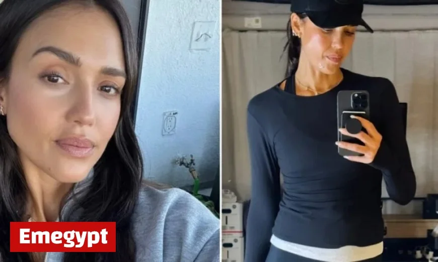 Jessica Alba Stuns Fans with Fit Physique in a Rare Workout Selfie