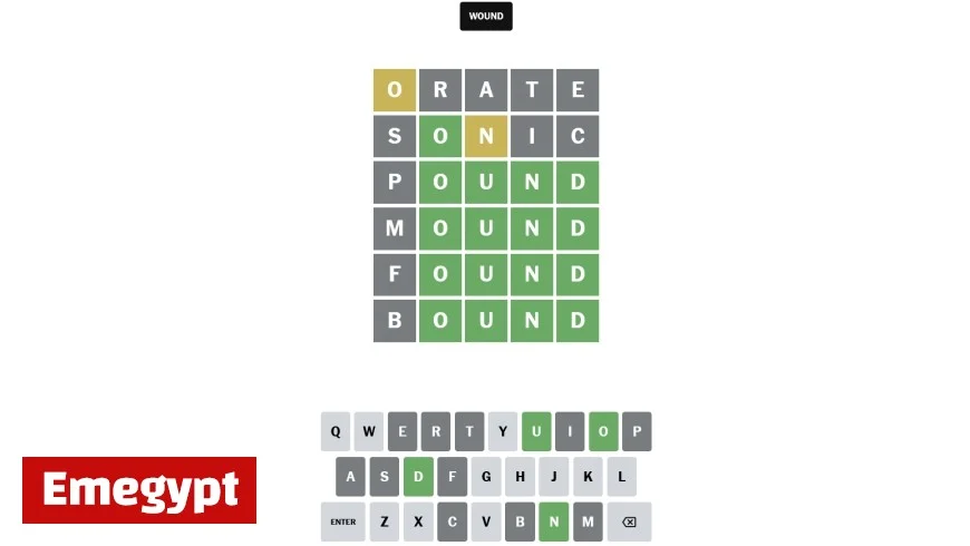 Wordle answer for October 12 (Game #1576): A tricky five-letter word that points to injury and tension