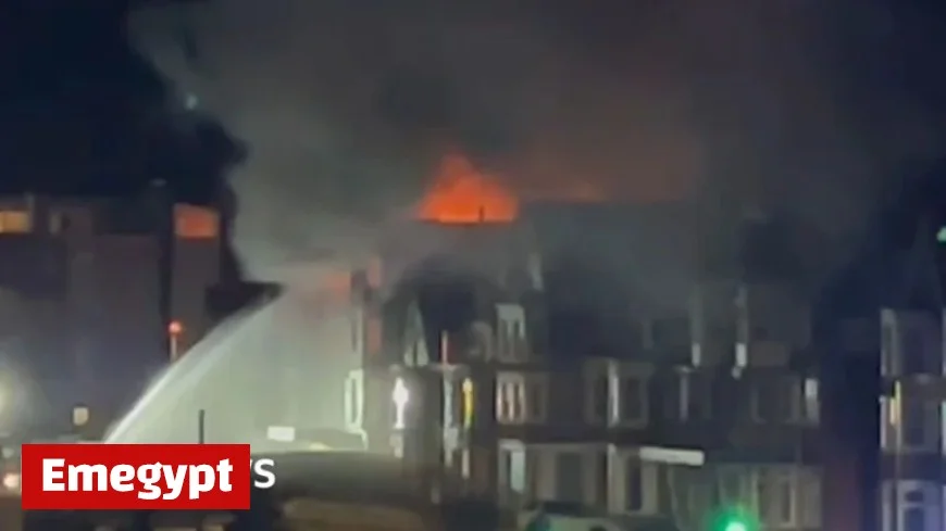 Blaze Erupts at Abandoned Narrowcliff Hotel in Newquay