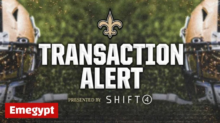 New Orleans Saints Reveal Key Roster Changes and Injury Updates