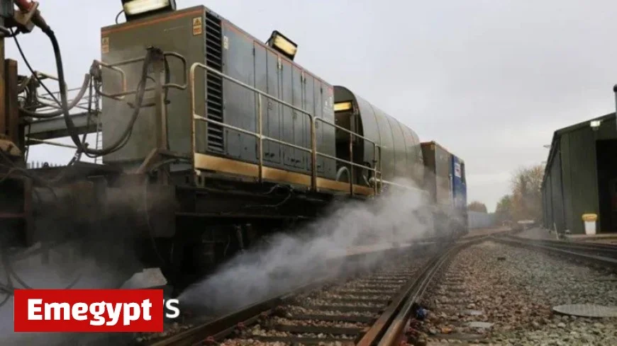 High-powered water jet trains combat leaf troubles in Sussex and Kent