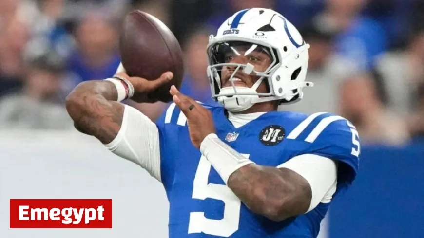 Colts Quarterback Richardson Sidelined Due to Eye Injury in Accident