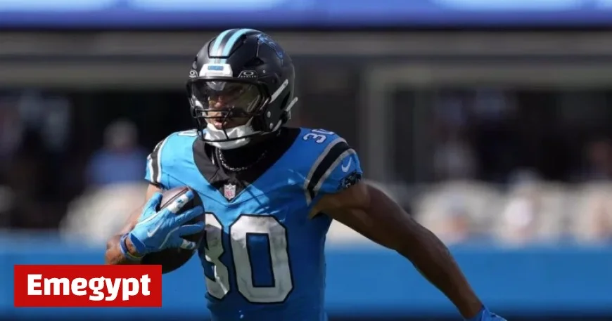 Panthers RB Hubbard Sidelined Again Dowdle Set to Face Cowboys