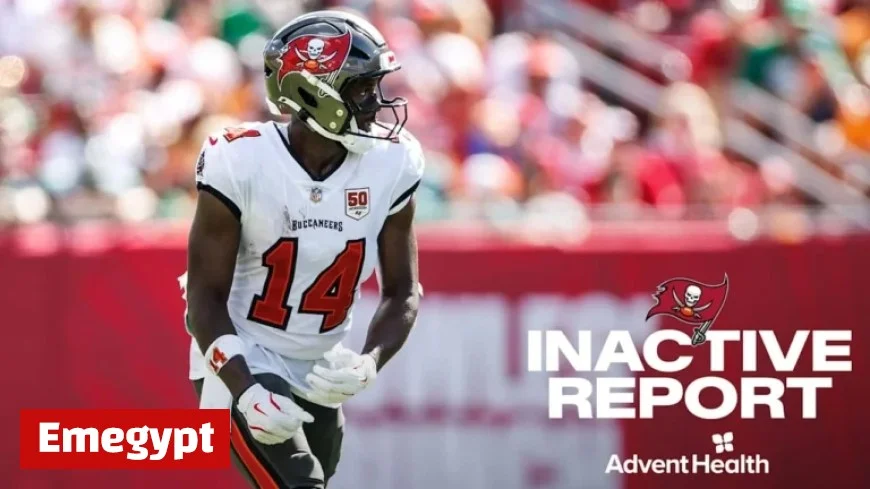 49ers vs Bucs Inactives List: Bucs Offense Struggles Without Key Players Evans Godwin and Irving