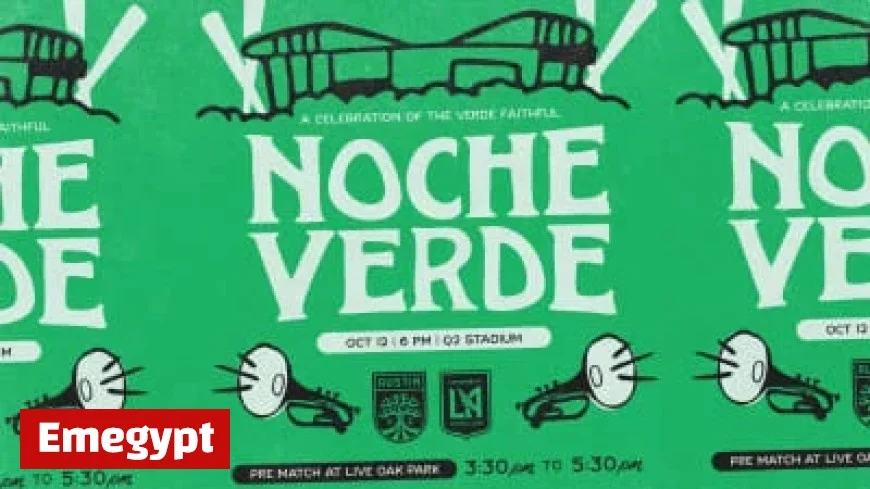 Austin FC Celebrates Noche VERDE on October 12 with Exciting Festivities
