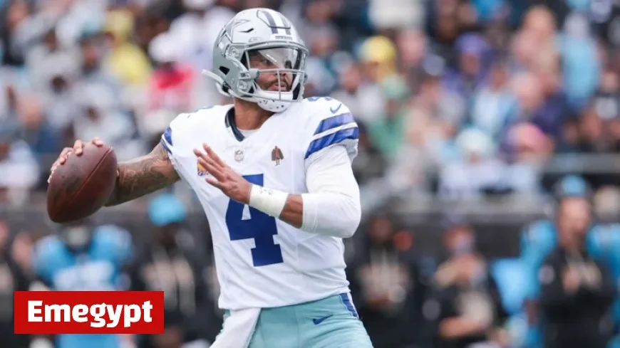 Dak Prescott Surpasses Cowboys Legend Troy Aikman in Significant Career Stat Against Panthers