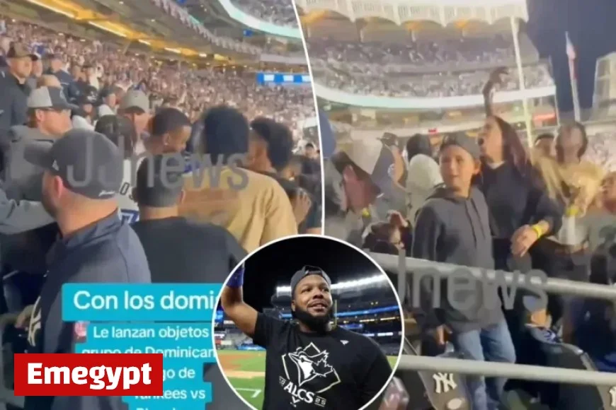 Chaos erupts at Yankee Stadium as fan hurls can at Vladimir Guerrero Jr.’s family