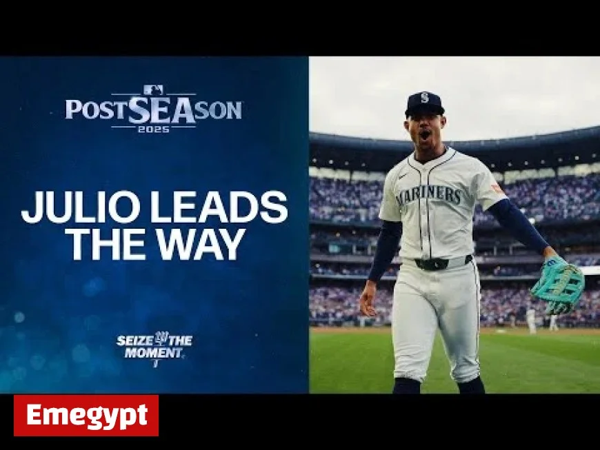 Join Julio Rodríguez on the Field for the ALDS Action