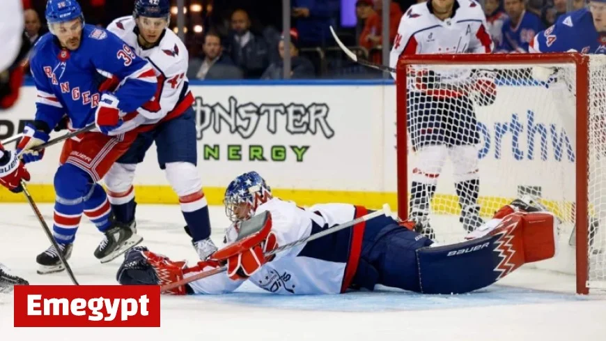 Lindgren Shines with 35 Saves as Capitals Dominate Rangers in Season Debut Shutout