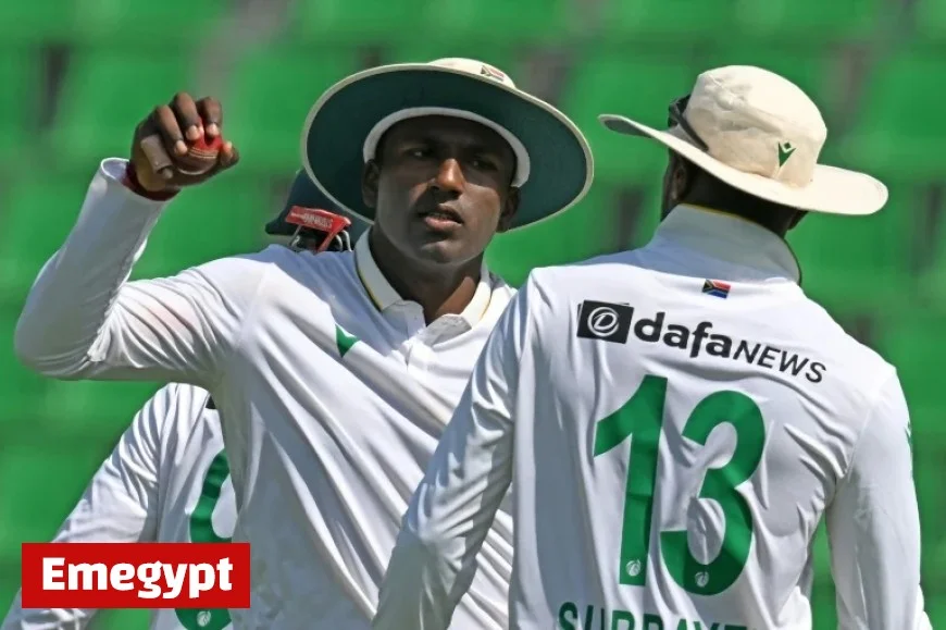 Muthusamy Shines with Triple Wicket Over as Pakistan Stumbles to 378 All Out