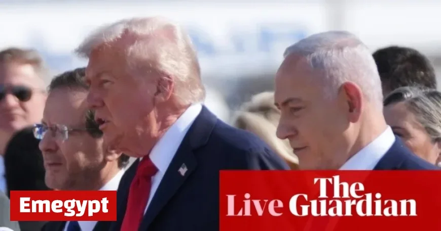 Netanyahu Celebrates Trump’s Arrival as Israel Prepares for Second Hostage Release Live Updates