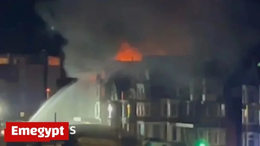 Inferno Ignites at Abandoned Narrowcliff Hotel in Newquay