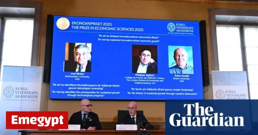 Trio Awarded Nobel Prize in Economics for Groundbreaking Research on Technology-Driven Growth