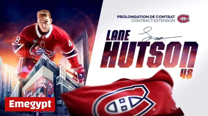 Lane Hutson secures eight-year contract extension delivering long-term stability