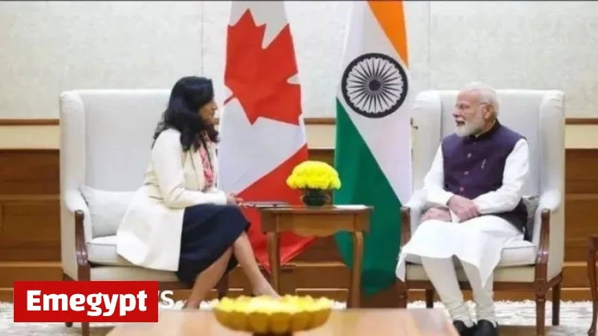 Anita Anand Canada’s Foreign Minister Holds Key Meeting with Indian PM Modi as Relations Improve