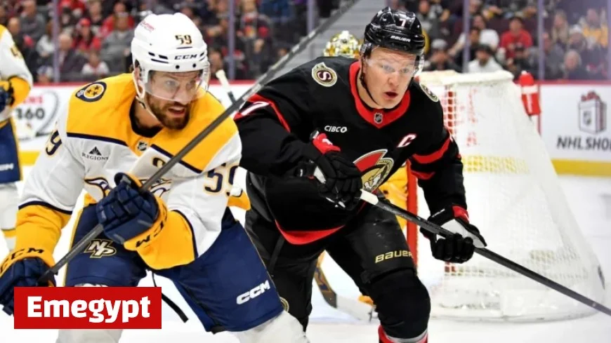 Exciting Matchup Alert: Predators vs Senators on October 13