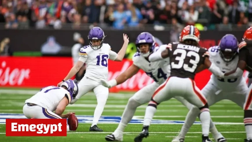 NFL decides to keep Vikings kicker Will Reichard’s London miss in official stats despite cable interference