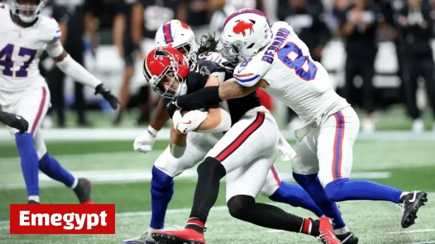 Bills Linebacker Terrel Bernard Exits Game with Ankle Injury During Matchup Against Falcons