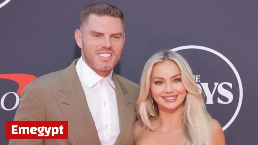Freddie Freeman’s Wife Chelsea Dazzles in Eye-Catching Dodgers Boots at Game 4 Against Phillies
