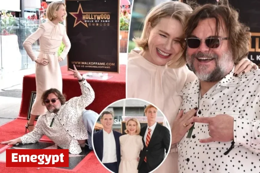 Jack Black shines at Naomi Watts Hollywood Walk of Fame star ceremony